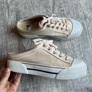 Keds Peach Platform Sneakers Women’s 7.5 Casual Trendy Elevated Sole